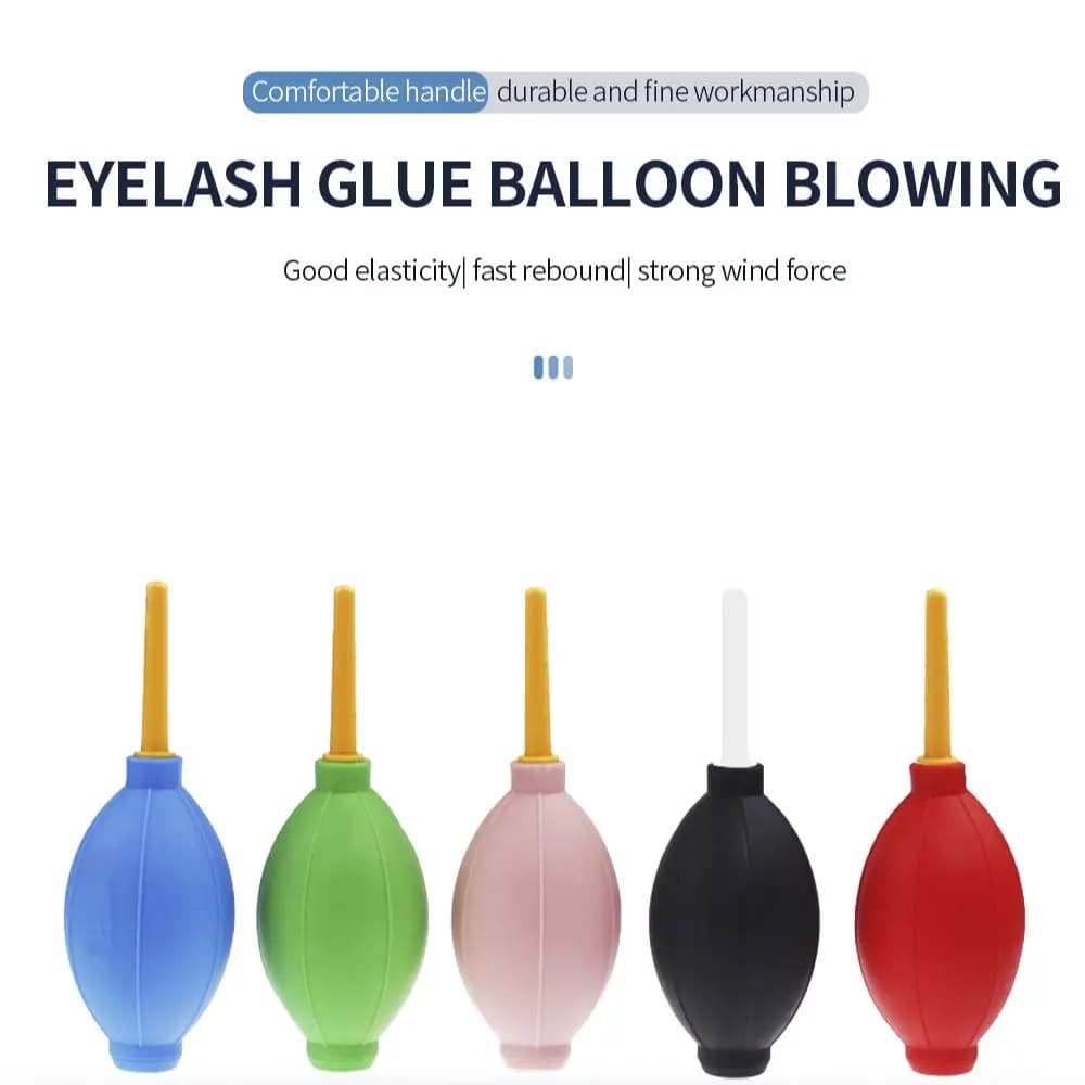 NATUHANA Souffleur d'air professionnel pour extensions de cils, séchoir à colle pour faux cils, pompe à air cosmétique, outil de séchage manuel