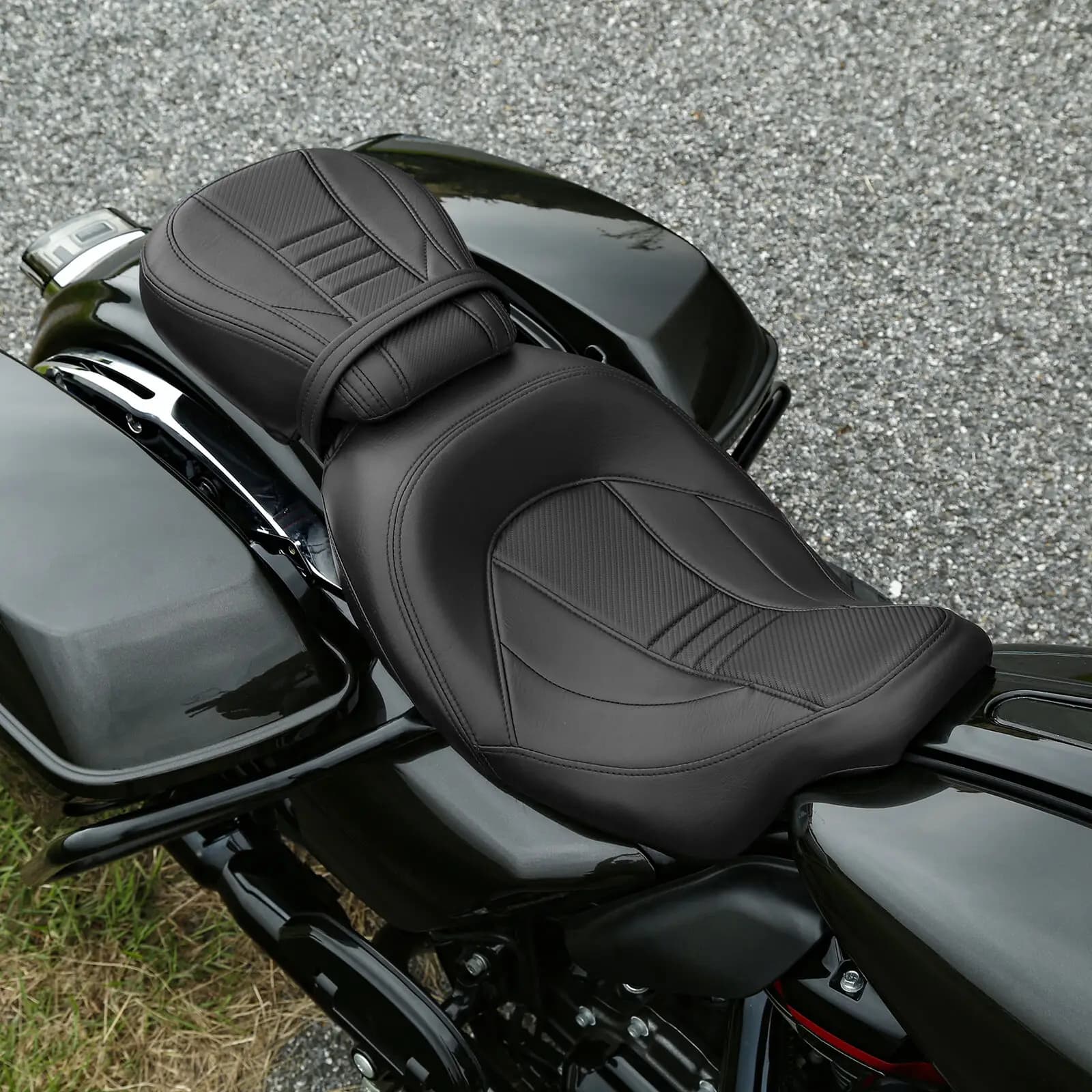 Siège de passager de conducteur de moto à profil bas, pour Harley Touring Road Glide Special FLTRX FLTRXS 2009 – 2024