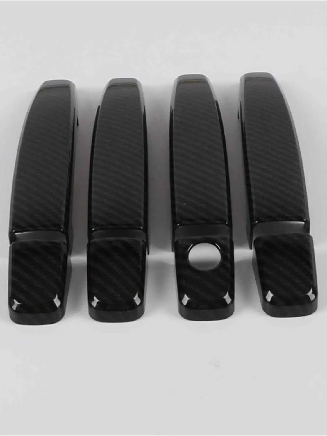 Pour 2007 2008 2009 2010 Chevrolet Aveo LS LI Berline T250 ABS De Voiture En Fiber de Carbone Couvercle De Poignée De Porte Garniture Autocollant Accessoires De Coiffure