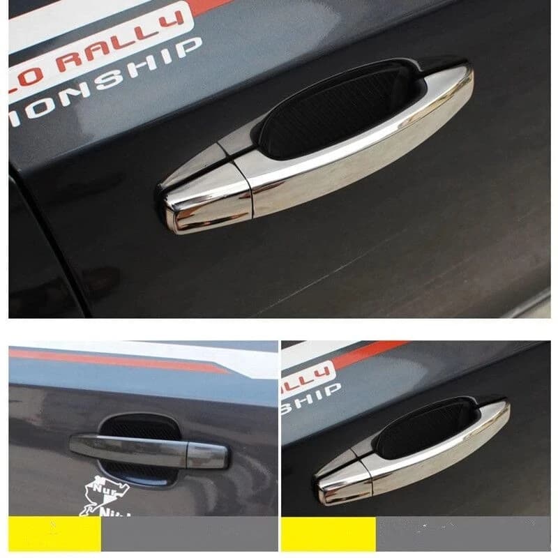 Pour 2007 2008 2009 2010 Chevrolet Aveo LS LI Berline T250 ABS De Voiture En Fiber de Carbone Couvercle De Poignée De Porte Garniture Autocollant Accessoires De Coiffure