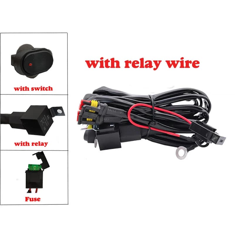 Hurcycles-Câblage de phares antibrouillard LED, fil de citations SFP pour BMW R1200 GS, ADV F800GS, phare antibrouillard de moto