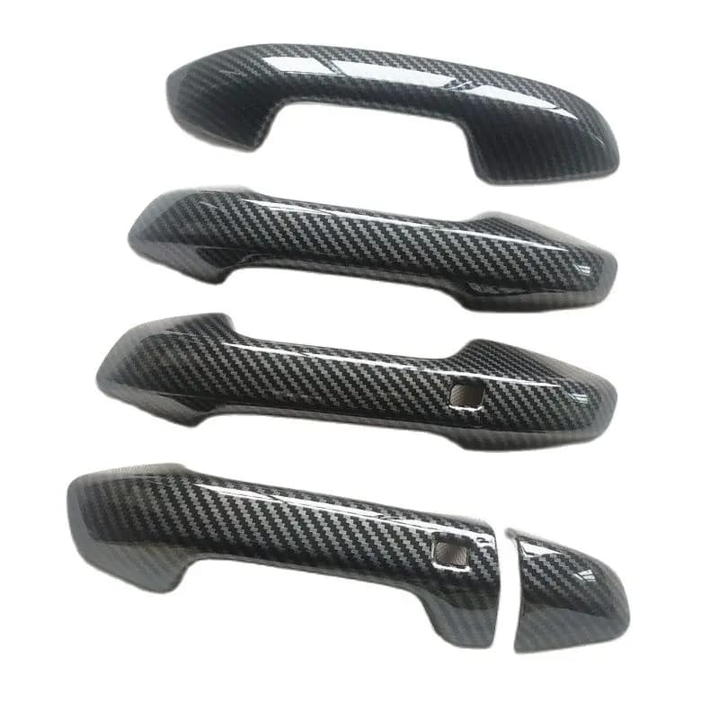 Accessoires pour Kia Forte Cerato 2019 2020 2021 2022 2023 2024 2025, couvre-poignée de porte, garniture en plastique imitation fibre de carbone