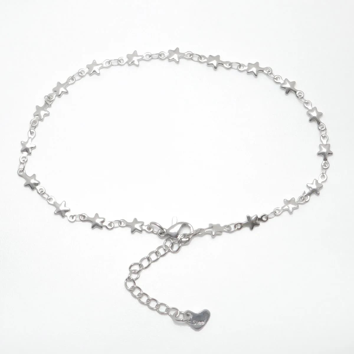 Bracelet de oral ille en Acier Inoxydable 304 pour Femme, 1 Pièce, Pentagramme, Étoile sur la Jambe, Bijoux Cadeaux