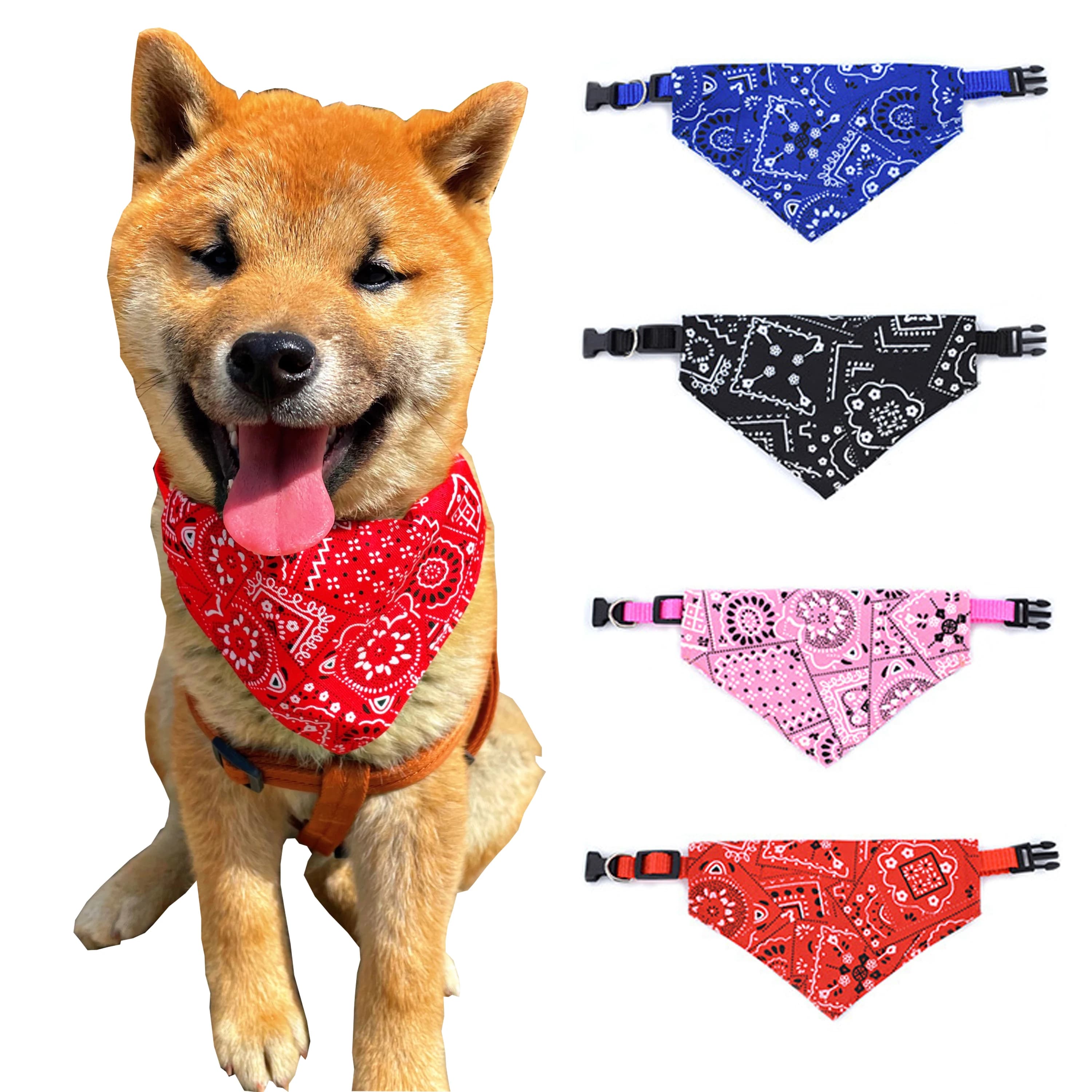 Collier ajustable avec nœud papillon pour animal de compagnie, foulard pour chien, chat, Bandana, accessoires pour chats et petits chiens, noir, rouge, bleu, rose