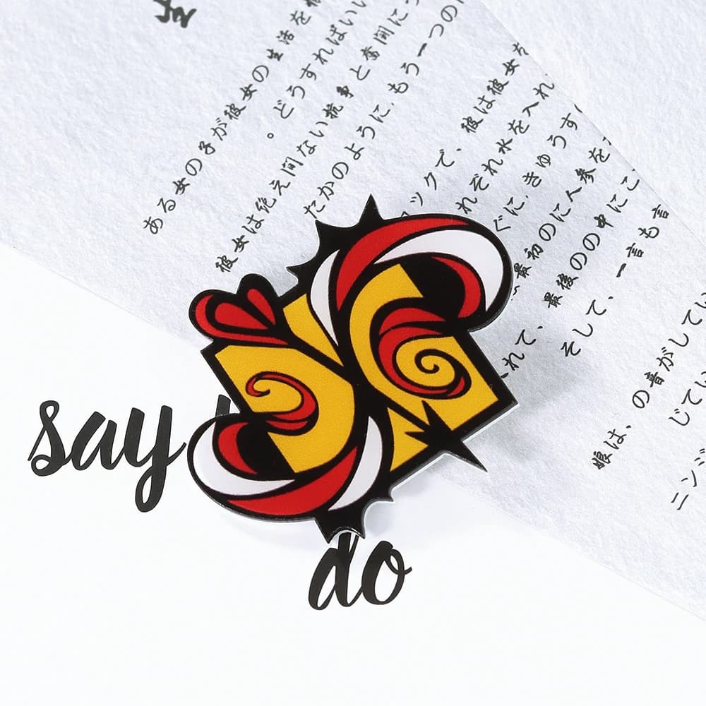 The Infinity S Logo Badges broches Langa Reki Miya Cosplay broches broches pour femmes hommes épinglette bijoux cadeau