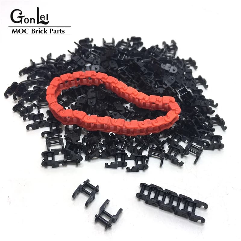 Pièces techniques en vrac JOLink Gear, piste précieuse, bande de roulement, moto, train 100, blocs de construction, briques adaptées pour 500, 3711 pièces, lot de 14696