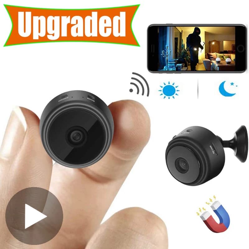 Micro maison sans fil vidéo CCTV Mini Surveillance de sécurité avec Wifi IP Camara capteur infrarouge CMOS 2MP téléphone alarme caméra