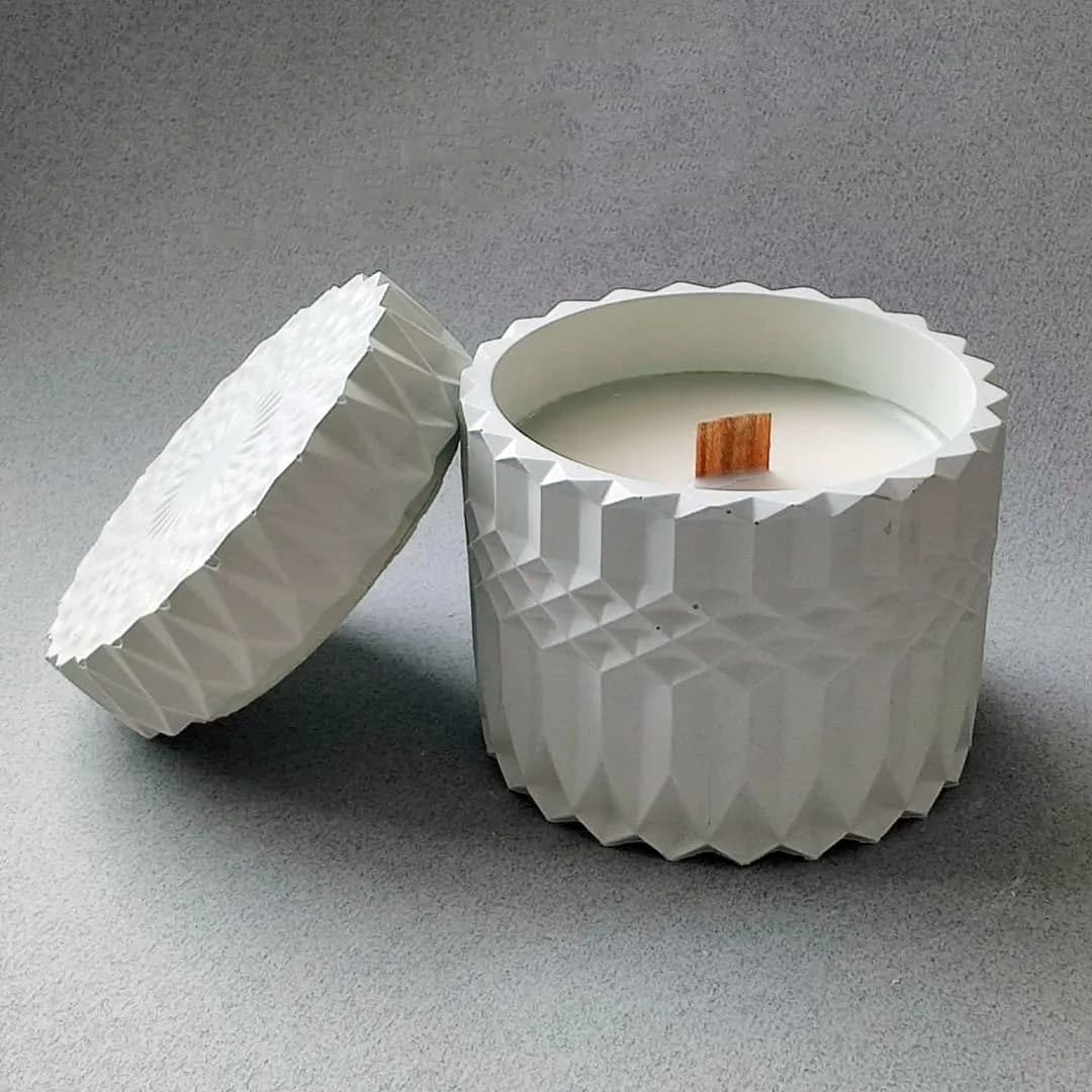Boîte de rangement de bijoux en ciment, bougie en béton, beaucoup de moules, pot de fleurs en jémonite, pot de bougie, moule en plâtre, jardinières de bricolage