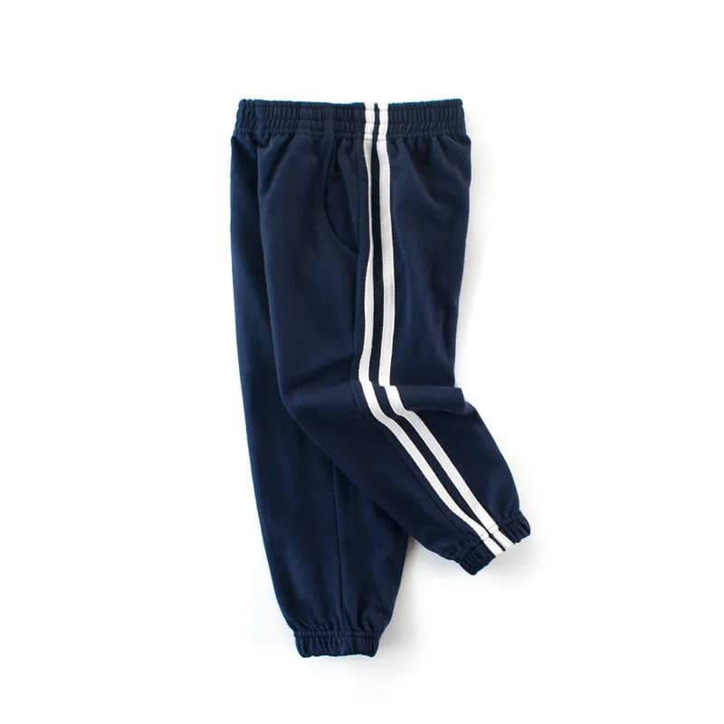 Pantalon de Sport Long pour enfants de 1, 2, 3, 4, 5, 6, 7, 8, 9 ans, 100% coton, survêtement décontracté, printemps et automne