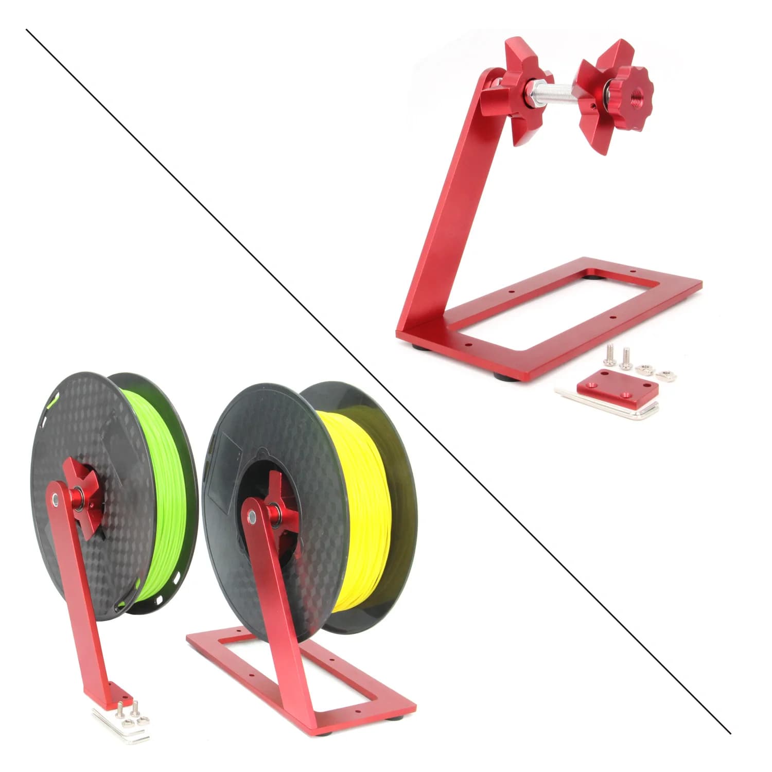 Support de Filament d'imprimante 3D, bobine rotative, support de montage utilisé pour TPU/PLA/ABS/Nylon/bois, toutes les imprimantes 3D Ender 3 CR-10