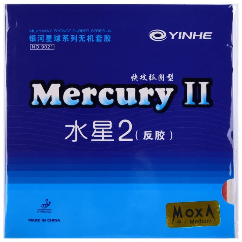 YINHE-Caoutchouc de tennis de table Mercury II, Galaxy Pips-In, Original, Ping Pong