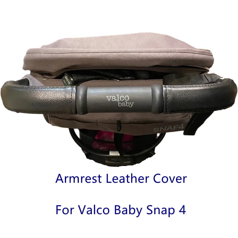 Nouvelles housses de protection en cuir pour poignée de poussette Valco Baby Snap 4, housse de protection pour barre de poussette, housse d'accoudoir, accessoires de poussette