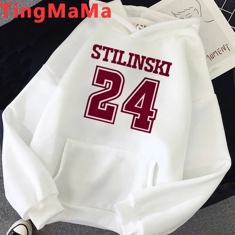 Sweat à capuche Teen Wolf pour hommes, pull Stilinski 24 LaManagers McCall, sweat-shirt Kawaii, streetwear unisexe, dessin animé des années 90, PVD, mode masculine