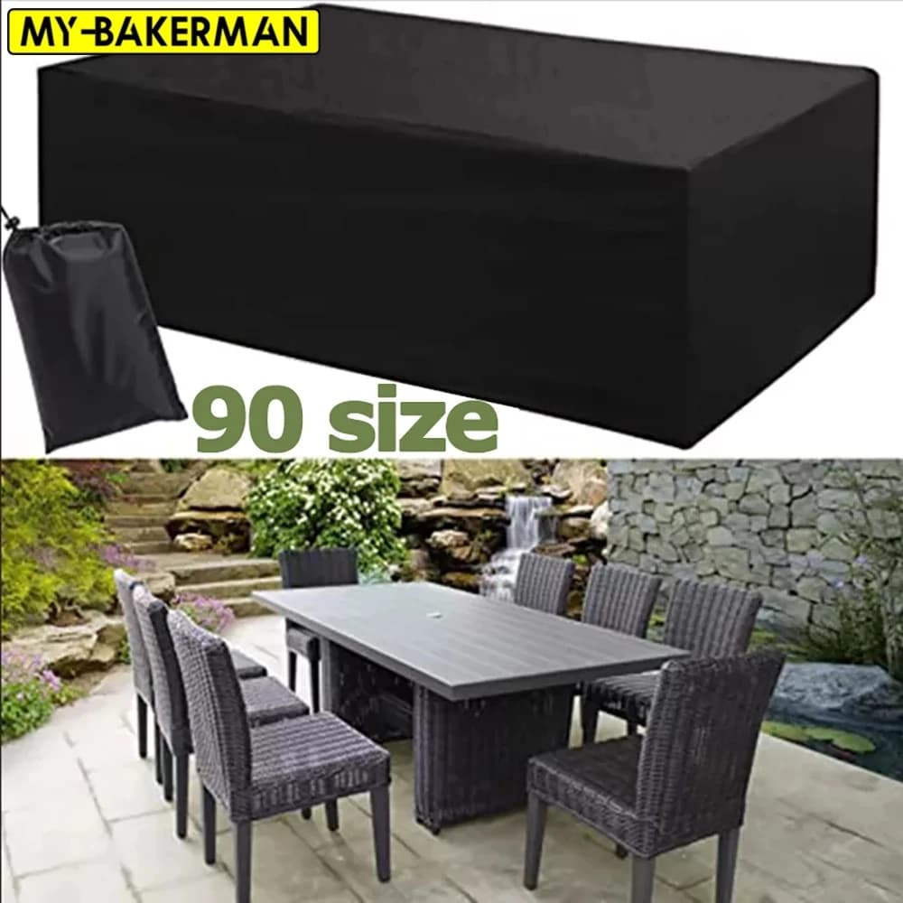 Housses imperméables pour meubles de jardin, Patio extérieur, 90 tailles, housses de chaise de pluie et de neige pour canapé, Table, chaise, housse anti-poussière