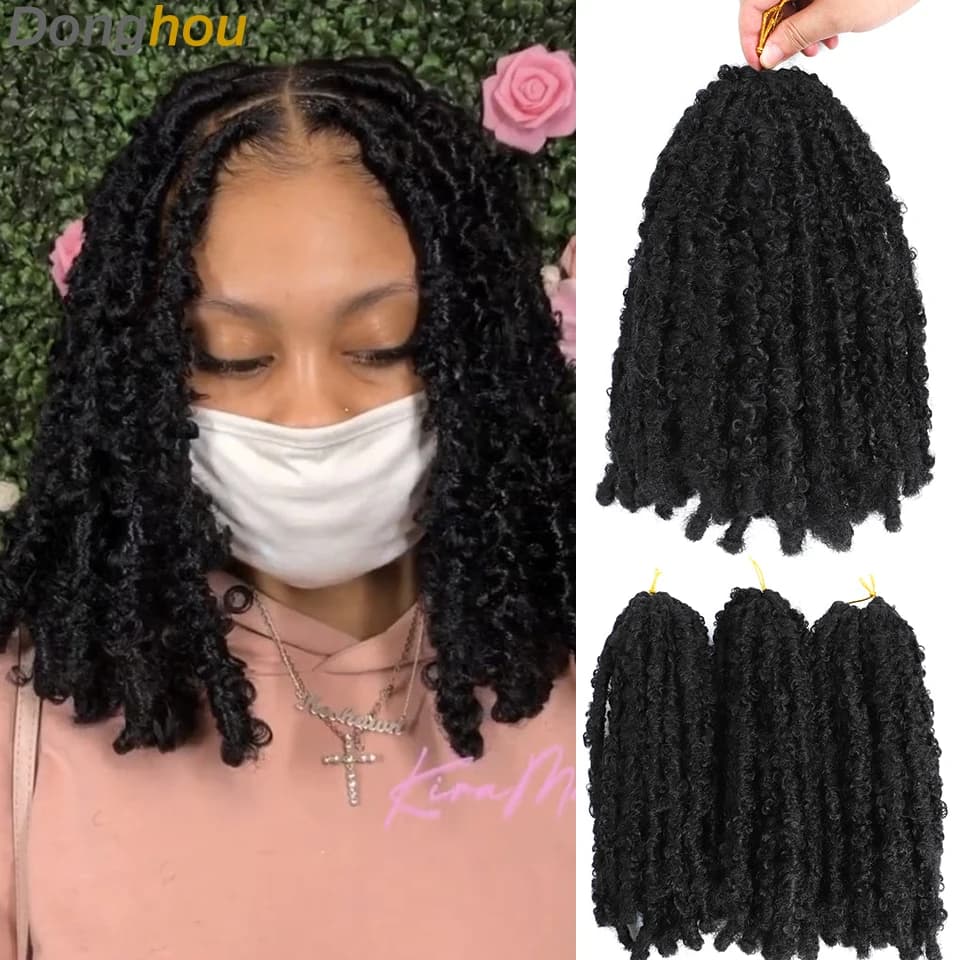 12 Pouces Meche Butterfly Locks Real Butterfly Locs Bob Crochet Hair Naturel 613 Blonde 30 27 Bug Colored Ombre Locks Butterfly Crochet Distressed Locs Crochet Hair
