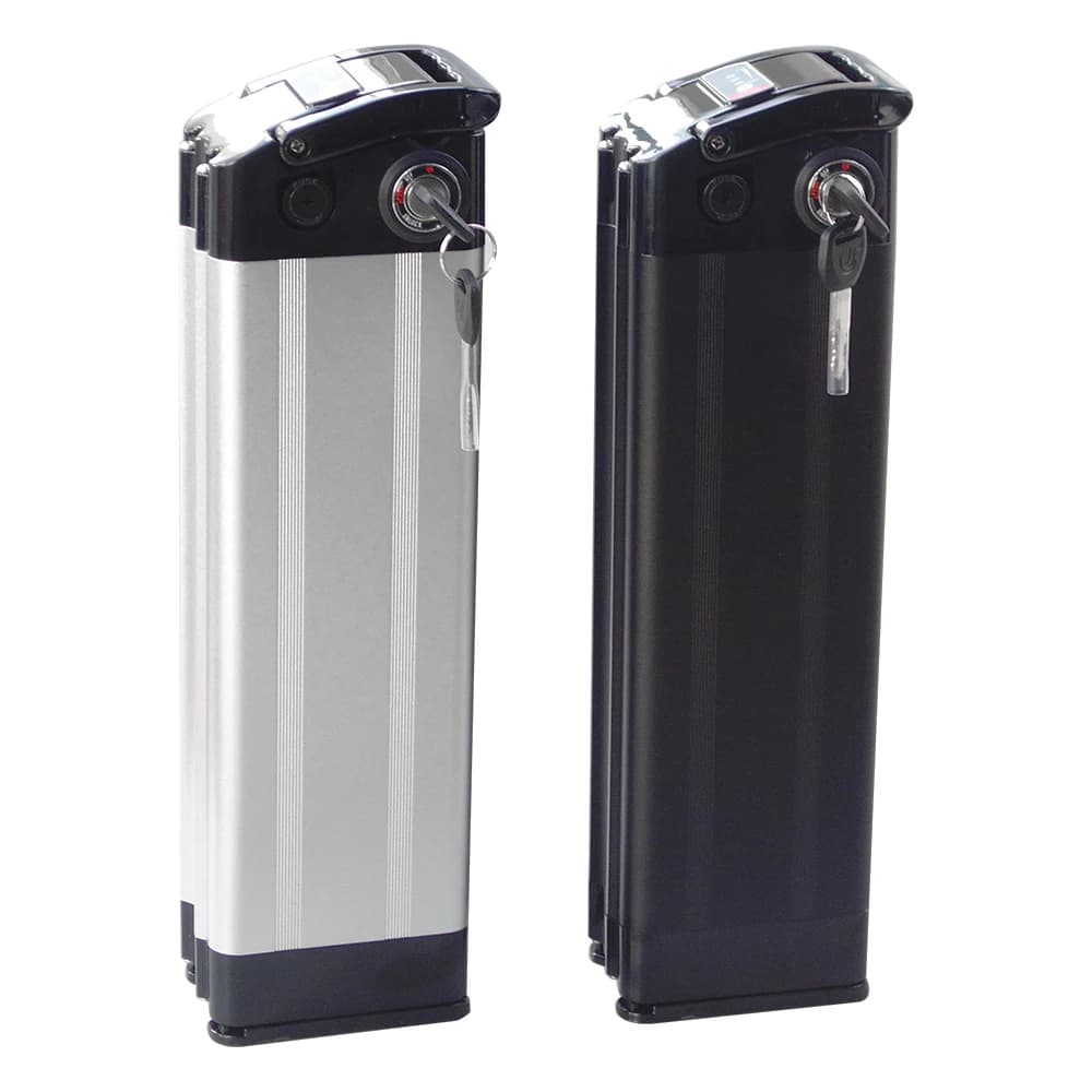 Batteries de vélo électrique Silver Fish 36V 10Ah 12Ah 15Ah 250W 500W avec chargeur, taxes UE et US incluses