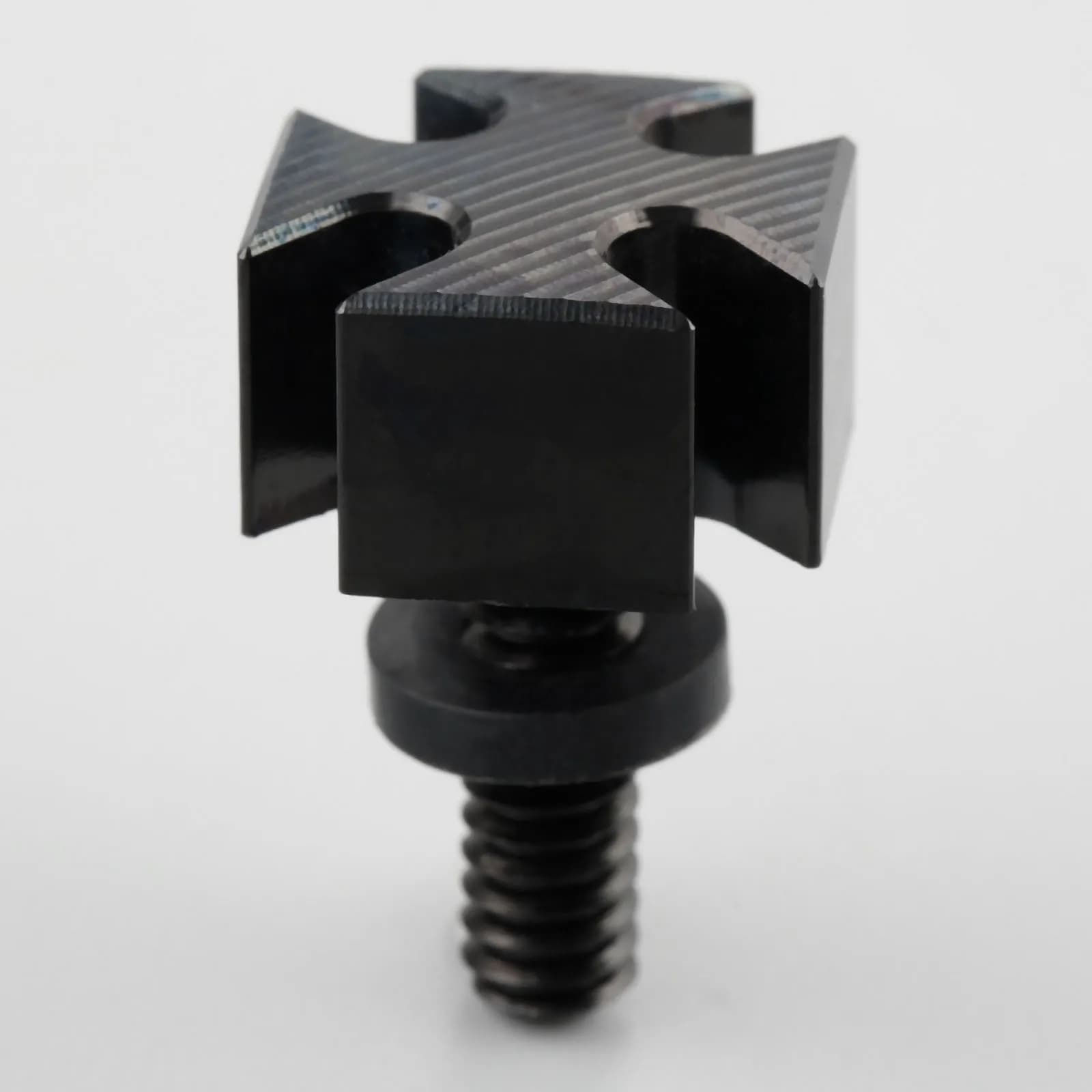 Écrou de boulon de vis transversale de siège arrière de moto en aluminium de 6mm pour harley-davidson Softail Sportster Street Glide Dyna Touring 1996-2017