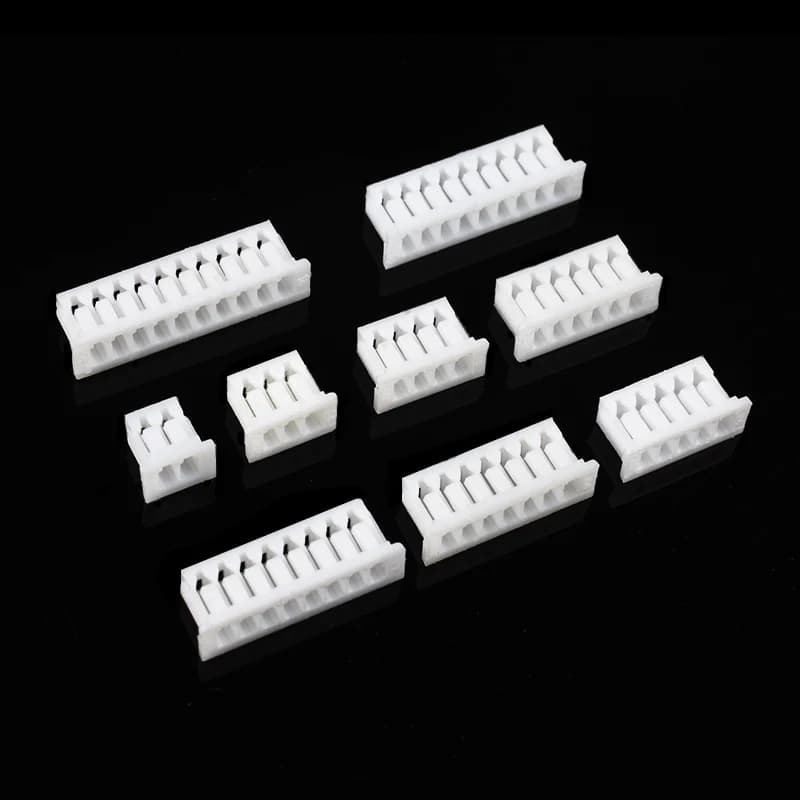 50 pièces/lot JST 1.25mm pas boîtier en plastique connecteurs femelles 2P/3P/4P/5P/6P/7P/8P/9P/10P boîtier 1.25mm connecteur
