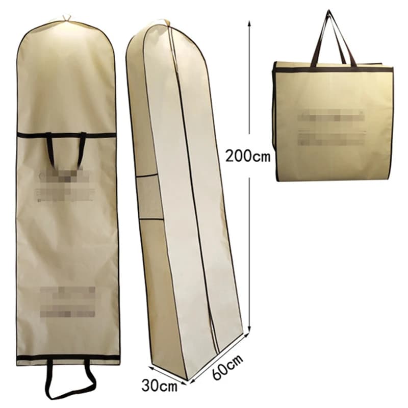 Juste anti-poussière portable pour robe de mariée, sac à poignée, protection pour les patients, nouveauté, 200cm de long