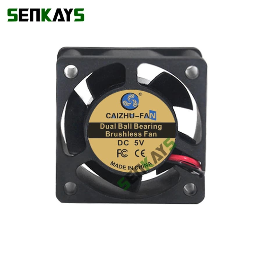 Ventilateur de refroidissement pour coque d'ordinateur, ventilateur d'imprimante 3D XH2.54, touriste, roulement à billes, 40mm, 24V, 12V, 5V, 4020, 2 broches, 4cm, 40x40x20mm, 1.57 pouces