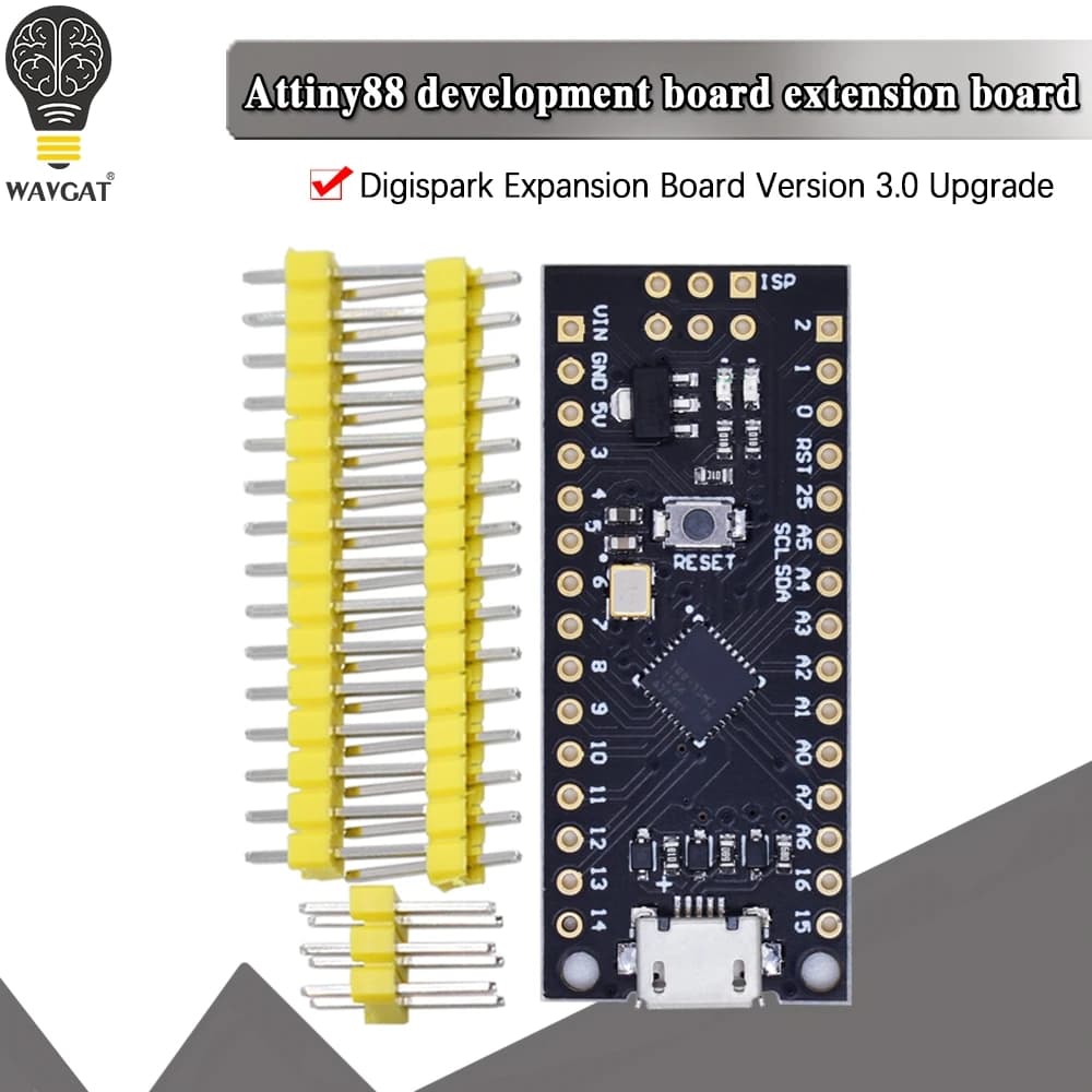 Carte de développement micro ATTINY88, 16Mhz, Digispark, mise à niveau ATTINY85, NANO V3.0, ATmega328, Compatible avec Arduino
