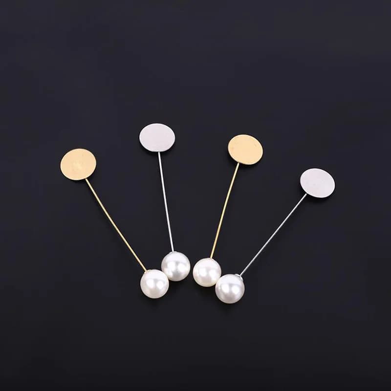 Broches de bijoux faites à la main pour robe à revers, accessoires de bricolage, 10 pièces