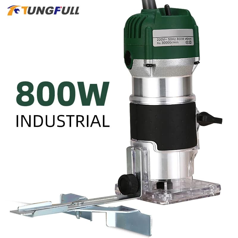 Fraiseuse électrique pliante, défonceuse à main pour bois stratifié, débroussailleuse manuelle, menuisiers de bord, 800W, 30000