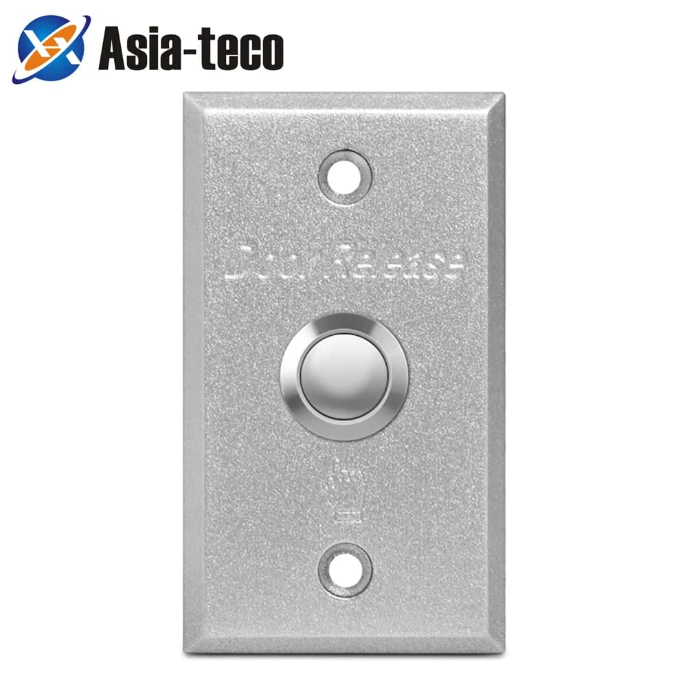 Bouton-poussoir en alliage d'aluminium 86*50mm, bouton de sortie pour déverrouillage de porte, contrôle d'accès, ouvre-porte de portail