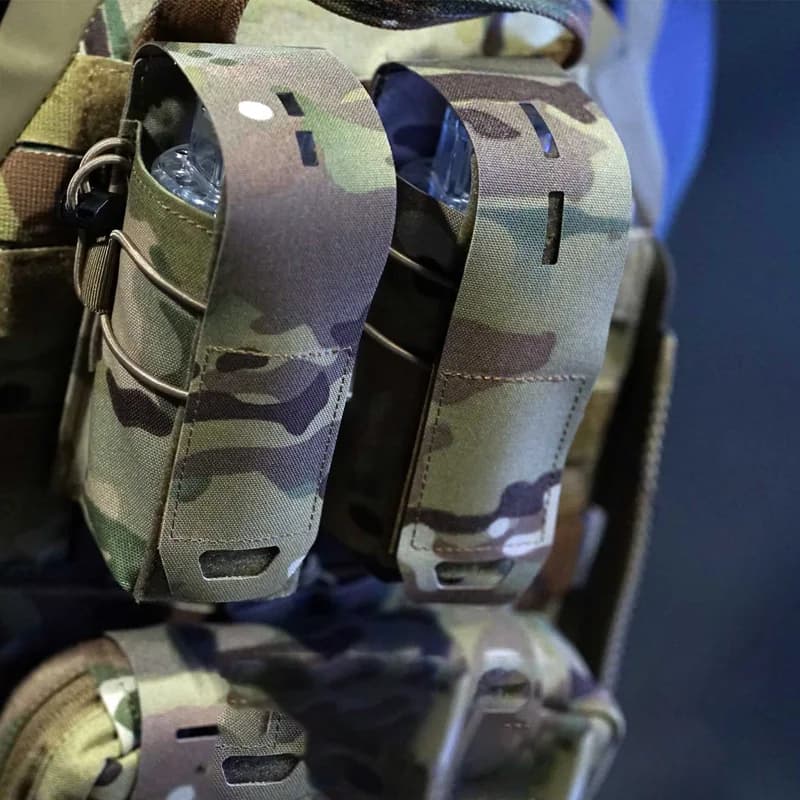 Sac à outils pour ceinture ou glaçure, découpe laser de grande ou petite taille, ouverture rapide, type Molle pad-GT, poudres flashpowder modulaires