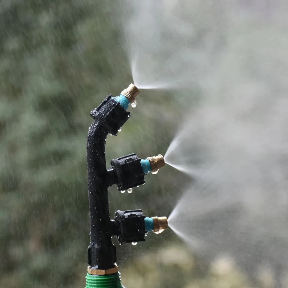 Buse de pulvérisation de jardin avec filetage de 1/2 1/4 pouces, buse de brouillard d'eau à 1/2/3 trous, arroseurs de jardin, arrosage, 1 pièce