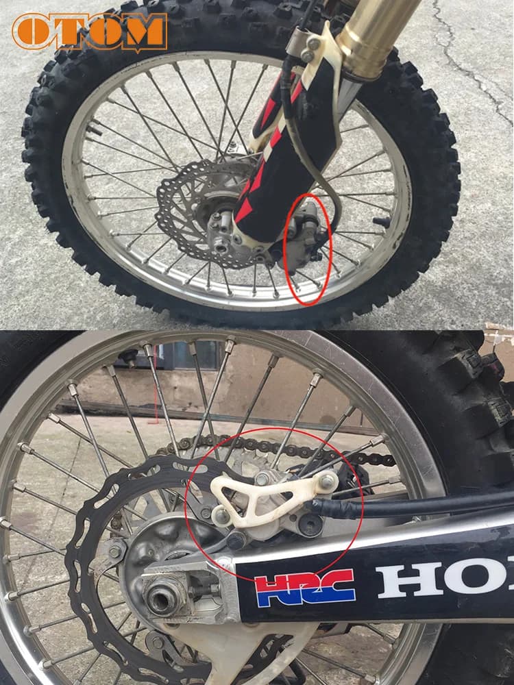 OTOM-Étrier de frein avant et arrière pour moto Honda, réparation d'étrier à ressort, plaquettes d'isolation pour Honda Nissan CR125, 250R, CRF250R, X, CRF450R, X