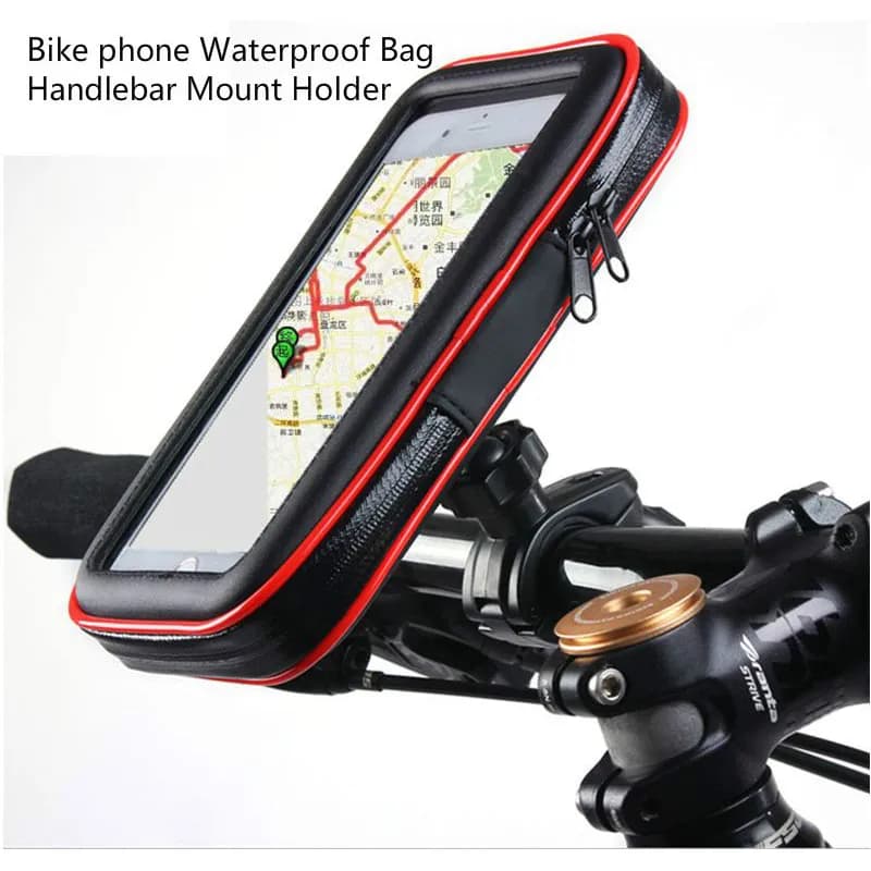Étui étanche pour écran tactile de vélo, support de téléphone pour moto et vélo, pour iPhone 17 16 15 14 Pro Max 13 12 11 XS 7 8 Plus