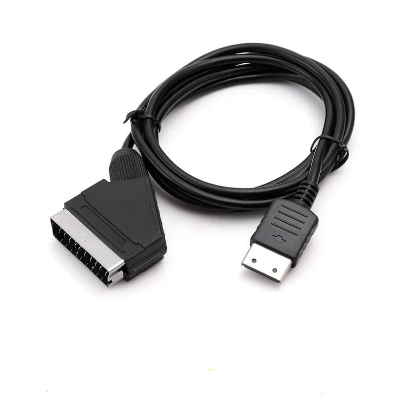 Câble péritel RVB pour Sega Dreamcast, cordon audio, 1.8m, 6 pieds