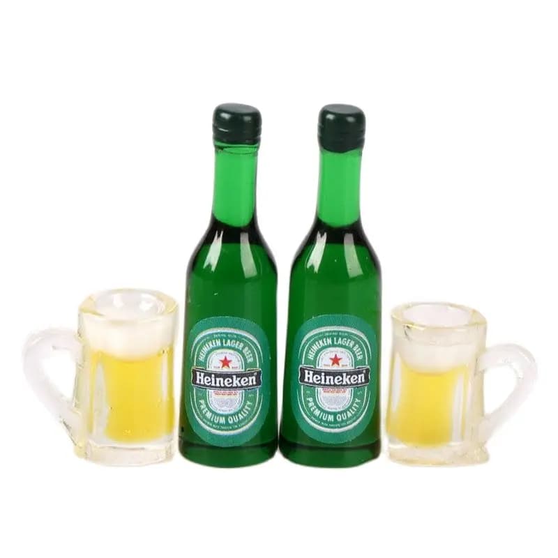 Jouets miniatures Simulation vin bière boisson bouteilles modèle maison de poupée accessoires pour Barbies Ob11 BJD poupée nourriture semblant jouer