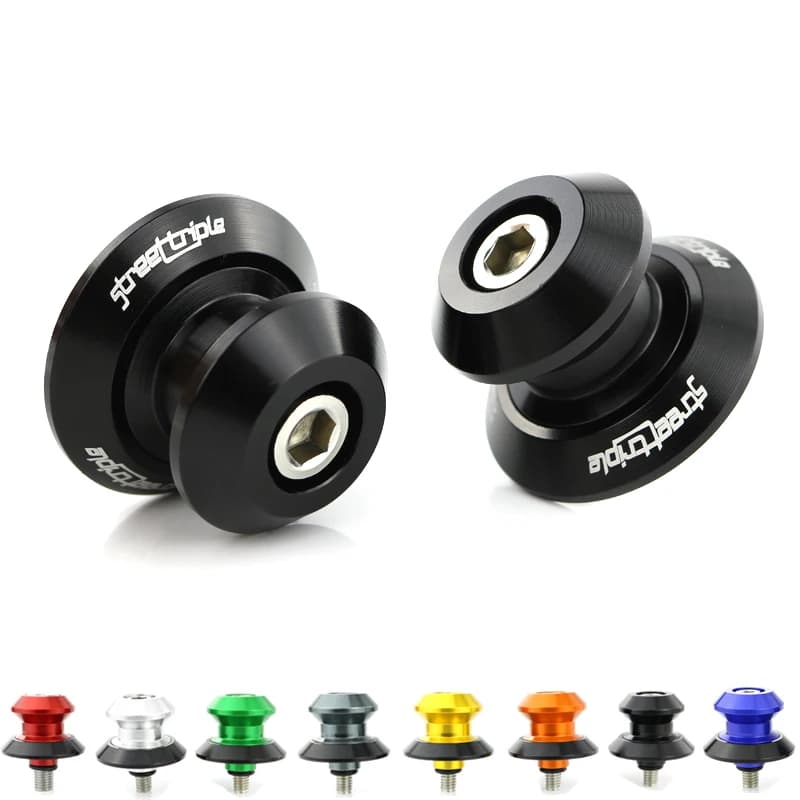 Bobines de support CNC en alliage pour bras oscillant STREET TRIPLE/R Street Triple 675 /R/RX Street Triple R/RS/S 765