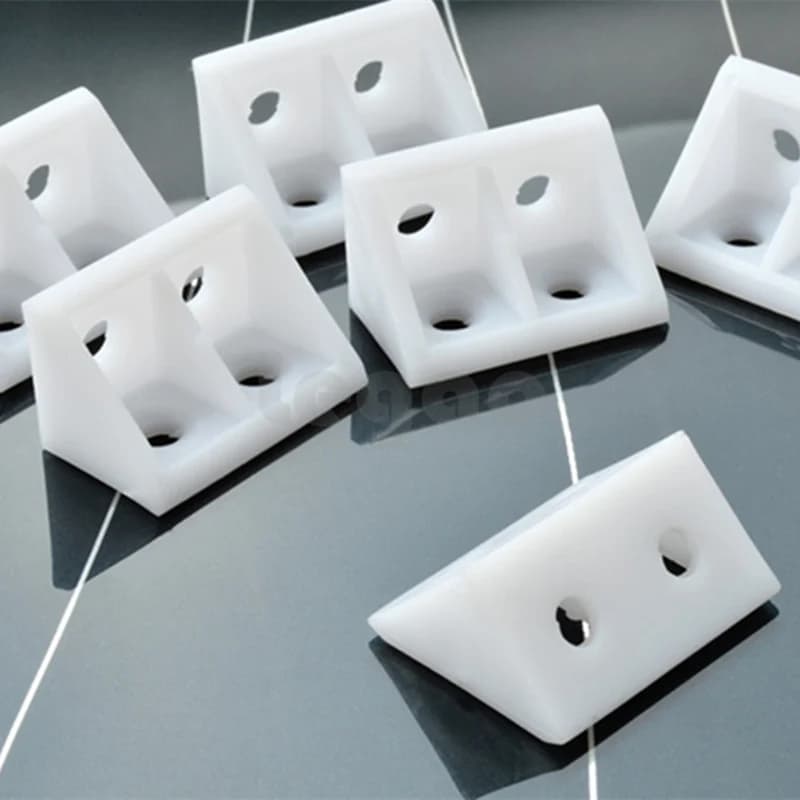 Supports d'angle en plastique et Nylon épais, 10 pièces, 90 degrés, pour meubles d'armoire, connecteur de connexion d'angle, accessoires de quincaillerie