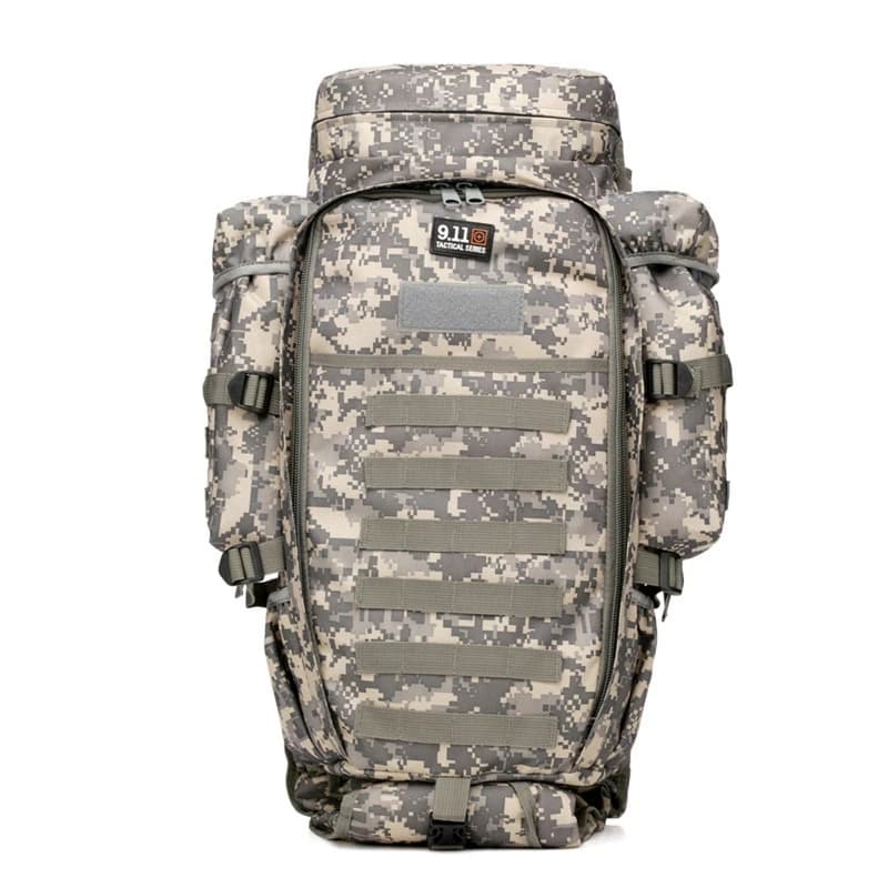 Sac à dos militaire étanche en nylon pour fusil DulMolle, sac à dos de chasse en plein air, escalade, voyage, camping, randonnée, sac d'assaut, 60L