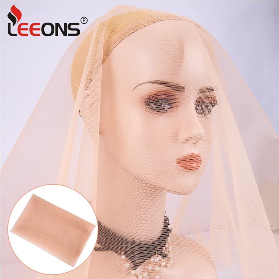 Filet pour perruque, accessoires pour fabrication de perruque, couleur de peau, filet pour cheveux, filet Invisible, maille transparente