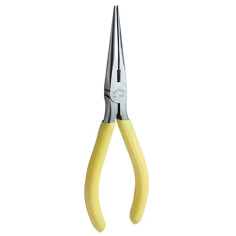 Proskit – pince à long nez jaune en acier à haute teneur en carbone avec dents diagonales, outil de réparation manuel