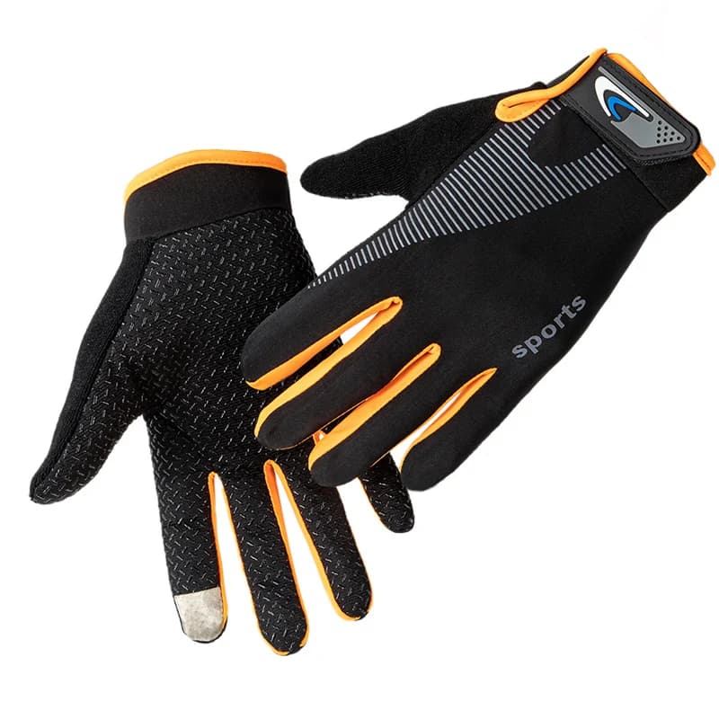 Gants de vélo d'été pour hommes, Protection solaire respirante et légère, mitaines de vélo en soie glacée, gants de pêche pour écran tactile