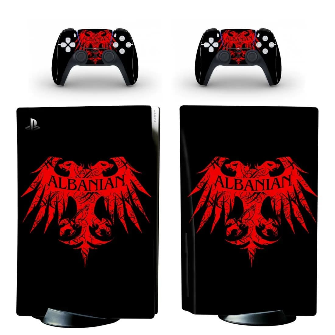 Autocollant de peau drapeau National d'albanie PS5, édition disque Standard, couverture pour Console et contrôleur PS5