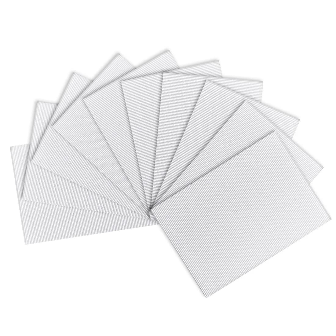 Uxcell – feuilles de papier carton ondulé blanc, 7.87x11.86 pouces, pour projets d'artisanat et de bricolage, 10 pièces