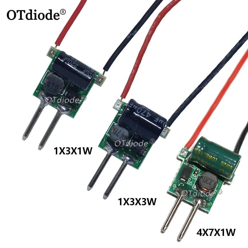 Transformateur d'éclairage pour projecteurs LED, pilote MR16, DC 12V, 300mA, 600mA, 3*1W, 3*3W, 4-7*1W, 3W-9W, lot de 5 pièces