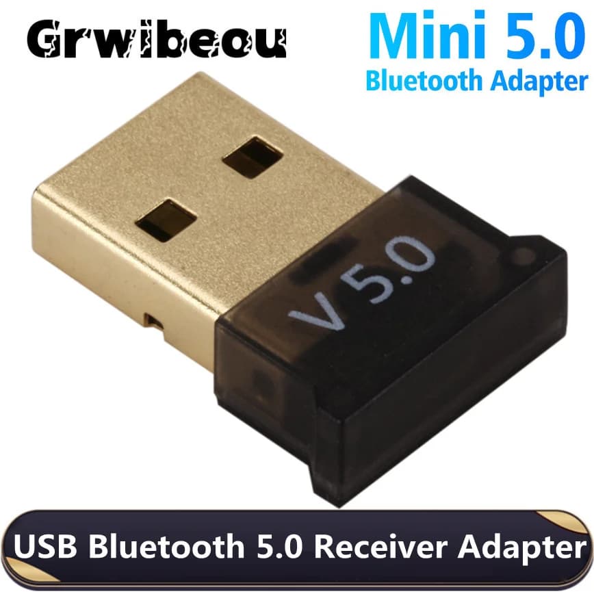 Grwibeou – adaptateurs USB Bluetooth 5.0, adaptateur d'ordinateur sans fil, Mini récepteur Bluetooth émetteur pour PC, haut-parleur Audio