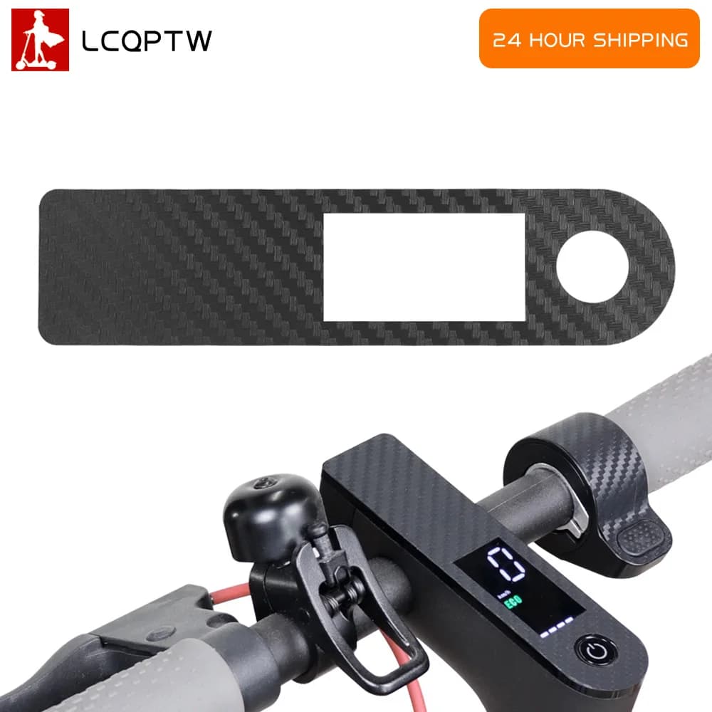Film de protection en fibre de carbone pour scooter électrique Xiaomi M365 Pro, autocollant central en PVC