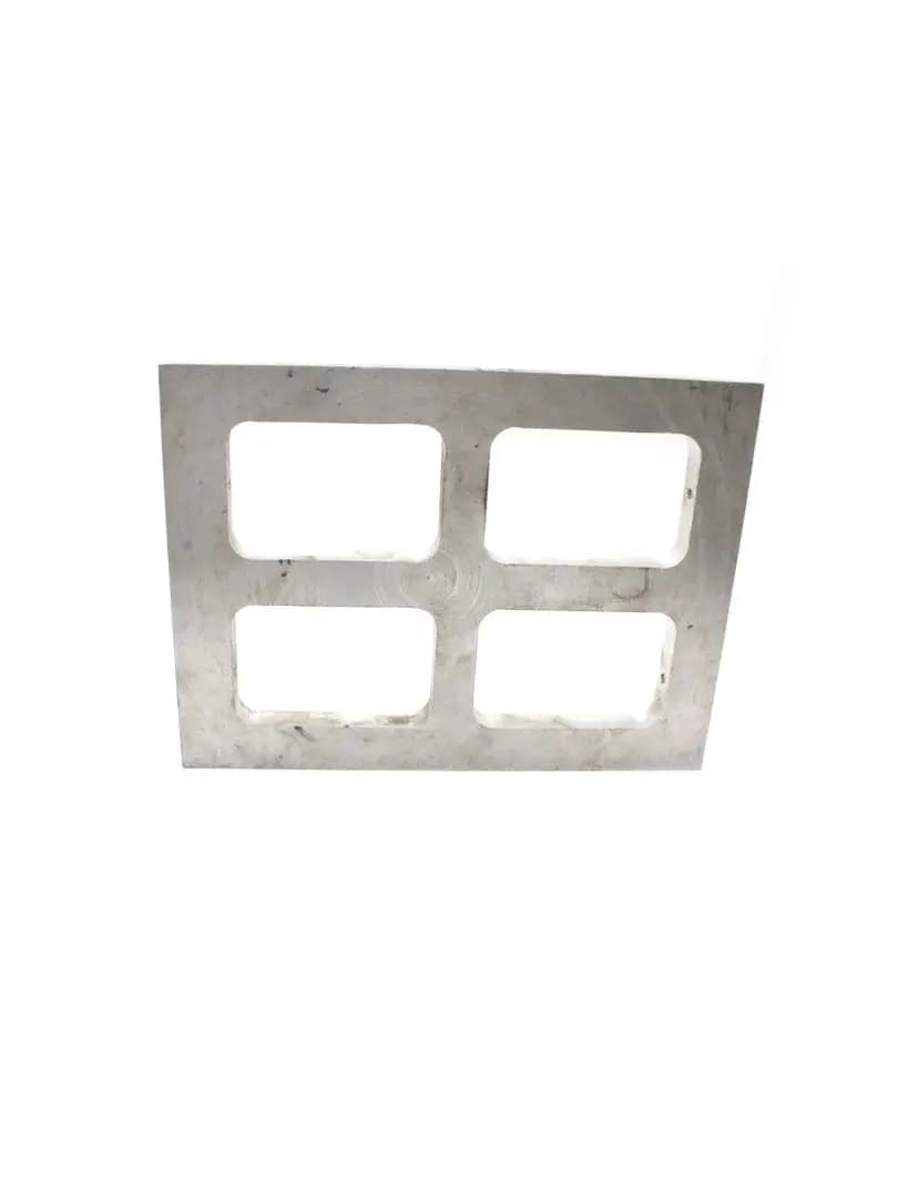 Cadre de moule en aluminium pour moulage de bijoux, 4 grilles, épaisseur de 12mm, moule de vulcanisation, matrice en caoutchouc