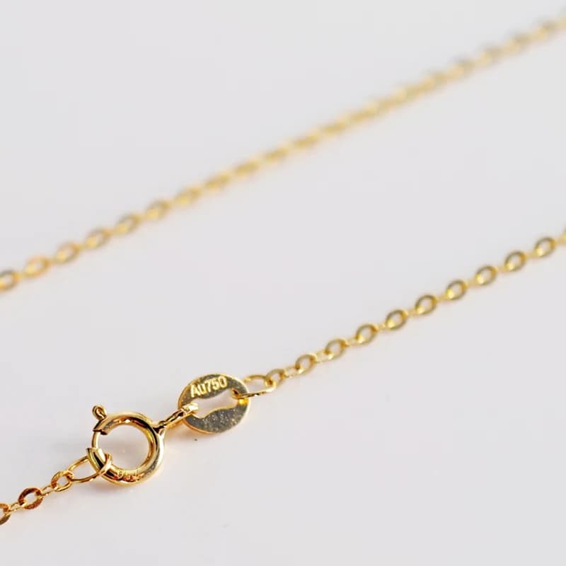 Sinya-Collier en or 18 carats pour femme, brillant à la clavicule, O JOHigh Luster, bonne qualité, dames, fille, utilisation bricolage, promotion, offre spéciale, M750