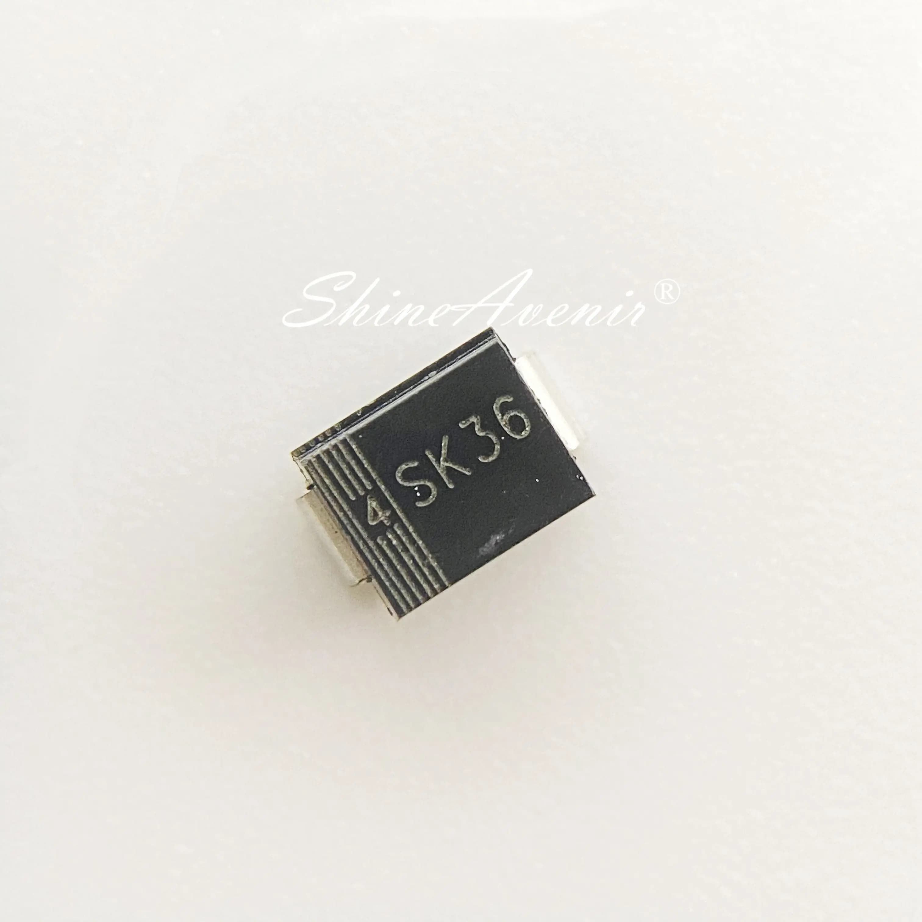 50 pcs/lot Schottky Diode SK14 SK22 SK23 SK24 SK33 SK34 SK35 SK36 SK54 SK56 SK220 SK310 SK3200 SMB DO-214AA de Haute qualité