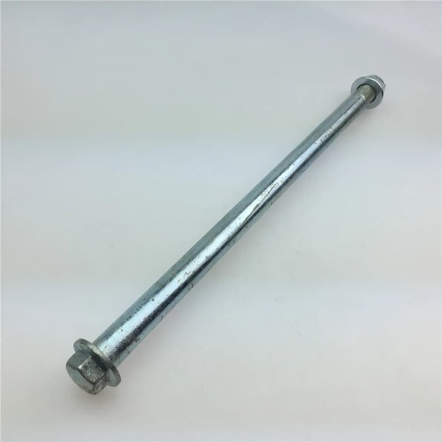 Pour 12MM moto véhicule électrique batterie Scooter essieu avant/essieu M10/essieu fourche plate arrière essieu moyeu 15MM véhicule électrique