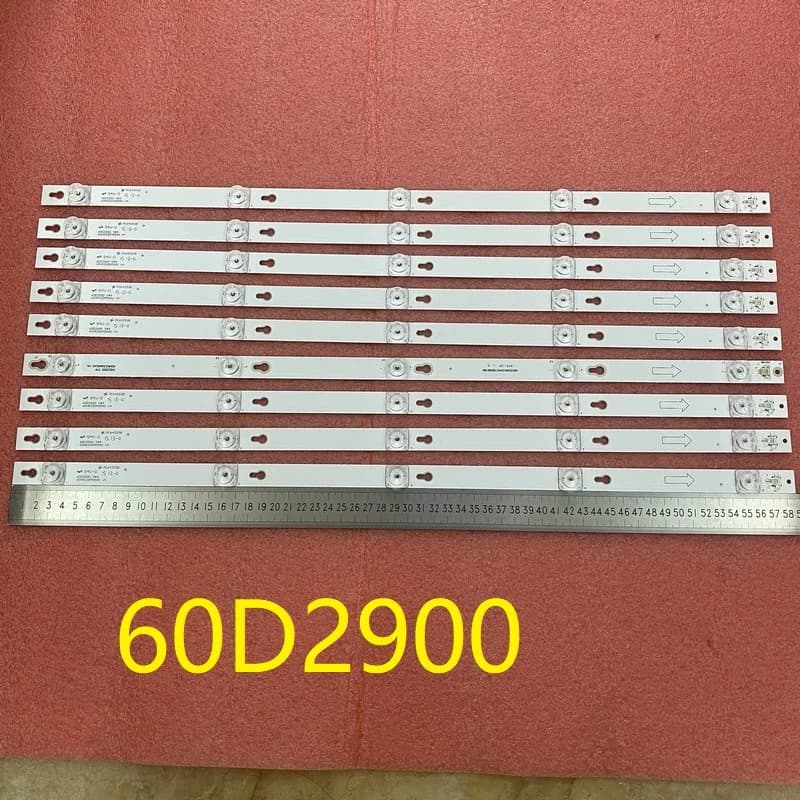 9 pièces/ensemble LED Bande pour TCL U60P6026 U60P6046 U60P6064 60P20US U60V6026 L60P2-UD 60A730U L60P2-UD L60P2US 60U6700C TOT 60D2900